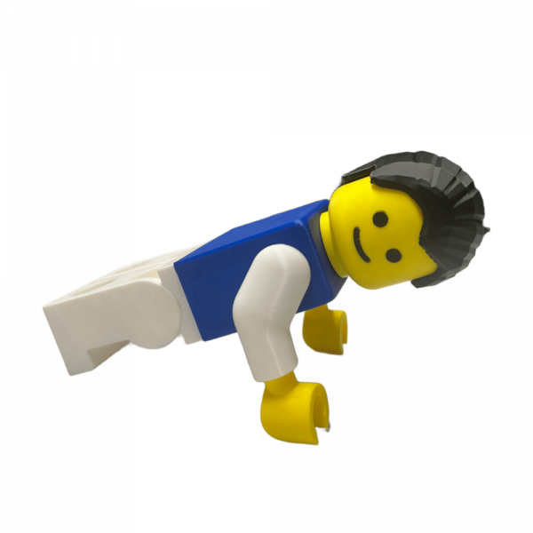 Brick Men Blau Weiß – Bild 2